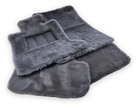 Dark Gray Sheepskin Floor Mats For Rolls Royce Phantom Drophead Coupe 2007–2016 Er56 Design Brand - AutoWin