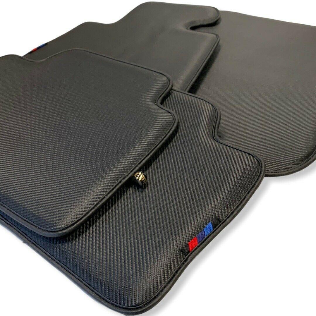 Floor Mats For BMW 3 Series E36 Convertible Autowin Brand Carbon Fiber Leather - AutoWin