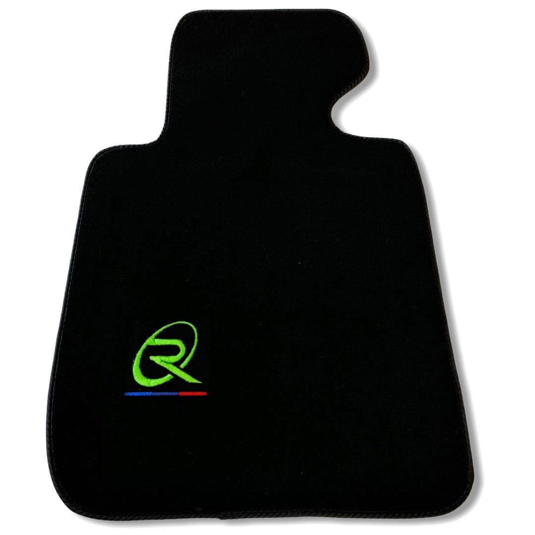 Floor Mats For BMW 3 Series E46 Coupe ROVBUT Brand Tailored Set Perfect Fit Green - AutoWin