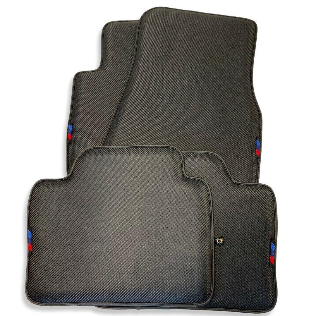 Floor Mats For BMW 4 Series G23 Convertible Autowin Brand Carbon Fiber Leather - AutoWin