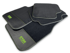 Floor Mats For BMW 4 Series G23 Convertible Carbon Leather Er56 Design - AutoWin