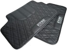 Floor Mats For BMW 5 Series E34 Sedan Black Leather Er56 Design - AutoWin