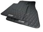 Floor Mats For BMW M3 4-door E90 Black Leather Er56 Design - AutoWin