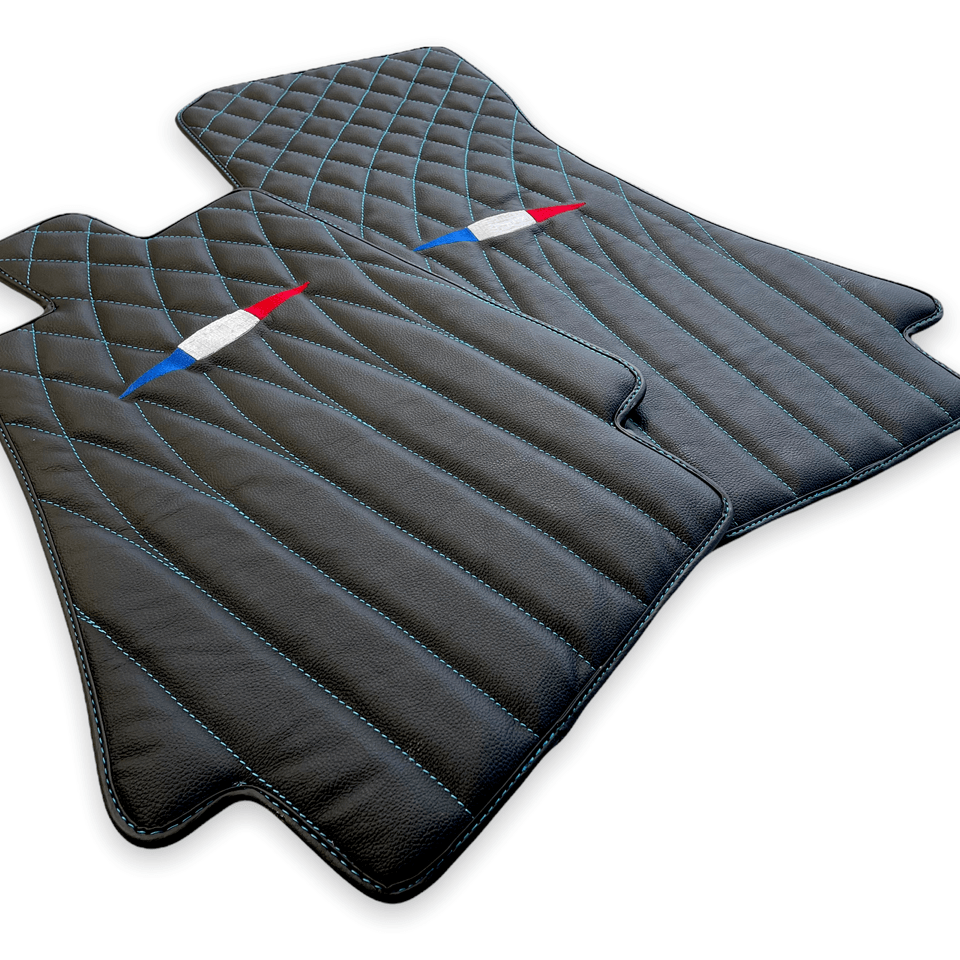 Floor Mats For Bugatti Chiron Leather Limited Edition - AutoWin