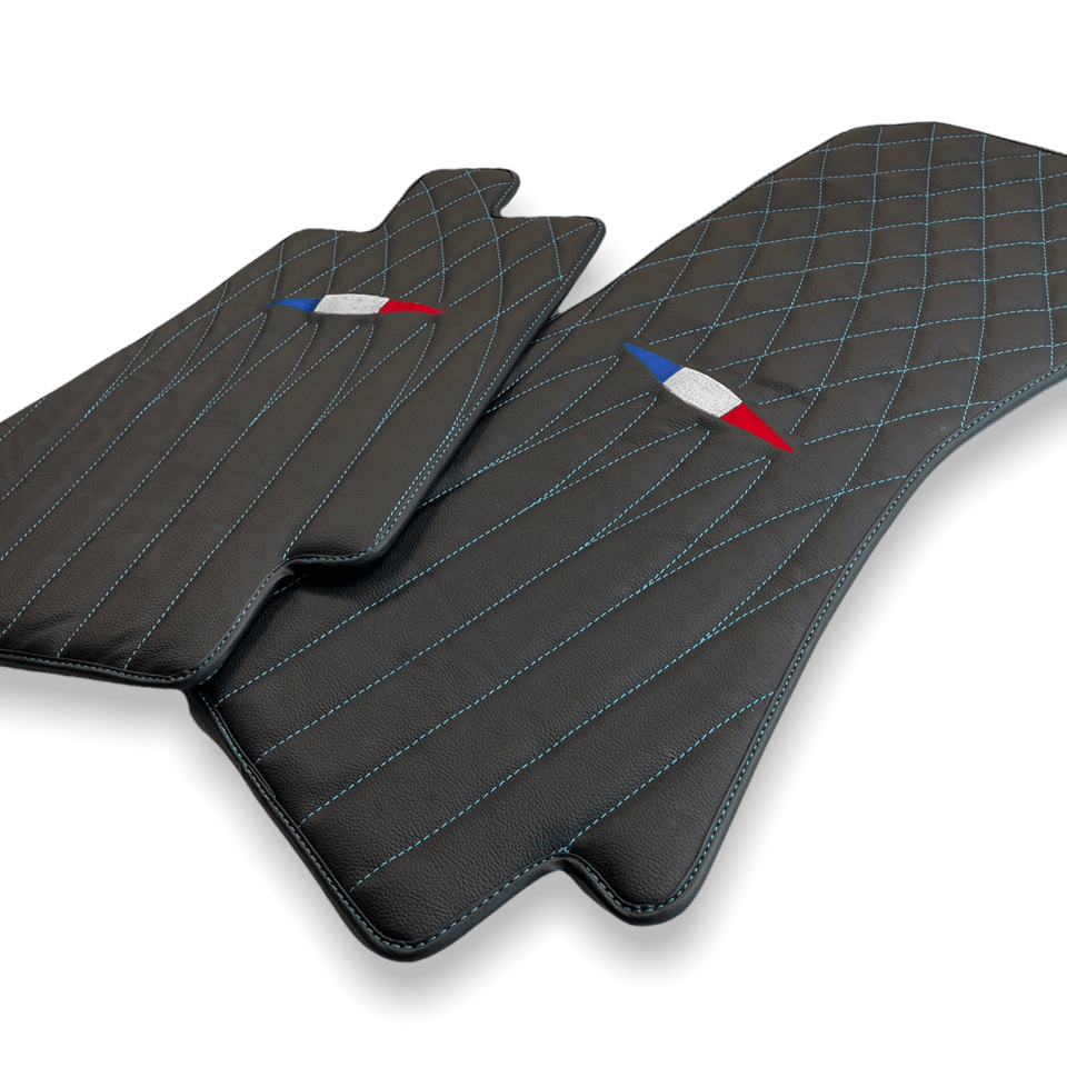 Floor Mats For Bugatti Chiron Leather Limited Edition - AutoWin