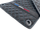 Floor Mats For Bugatti Veyron Tailored Alcantara Leather - AutoWin