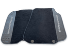 Floor Mats For Ferrari 812 Superfast Carbon Fiber And Black Carpet - AutoWin