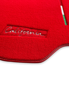 Floor Mats For Ferrari California 2008-2014 Red Color - AutoWin