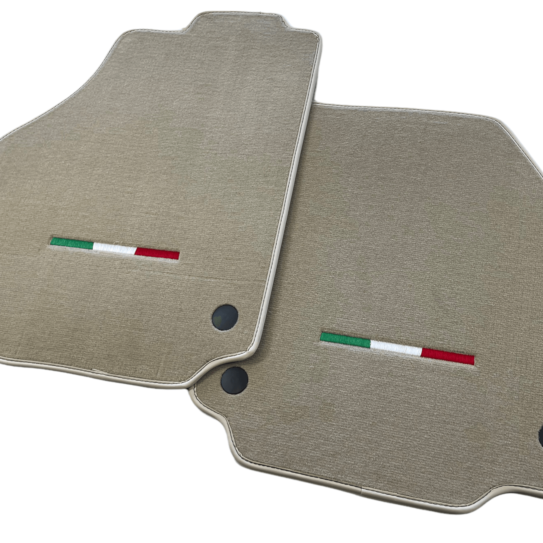 Floor Mats For Ferrari F8 Spider 2019-2023 Beige Italian Edition - AutoWin