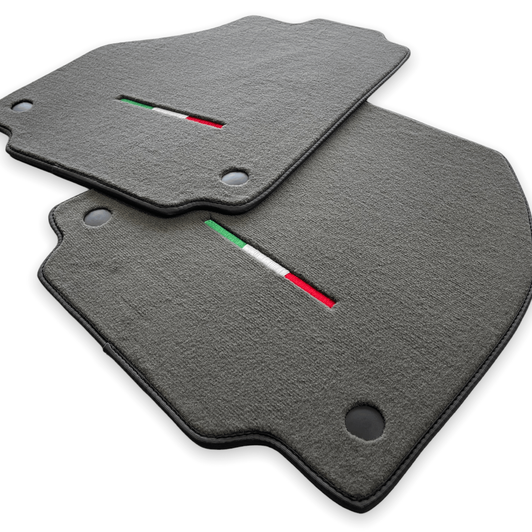 Floor Mats For Ferrari F8 Spider 2019-2023 Gray Italian Edition - AutoWin