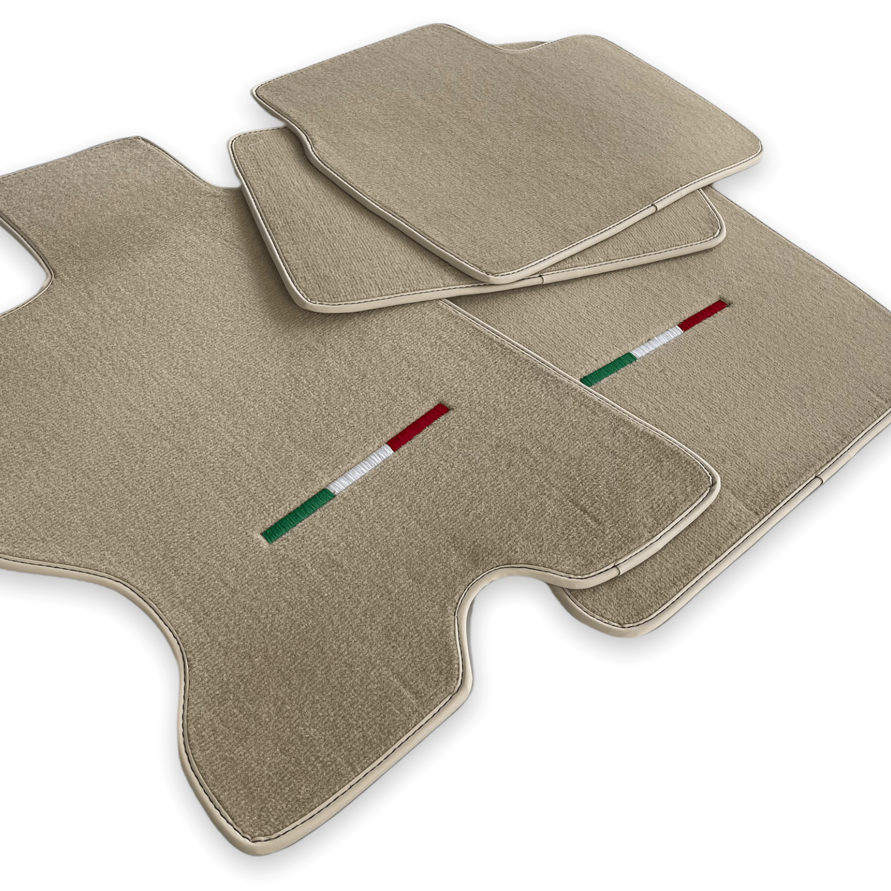 Floor Mats For Ferrari FF 2011-2016 Beige It Edition - AutoWin