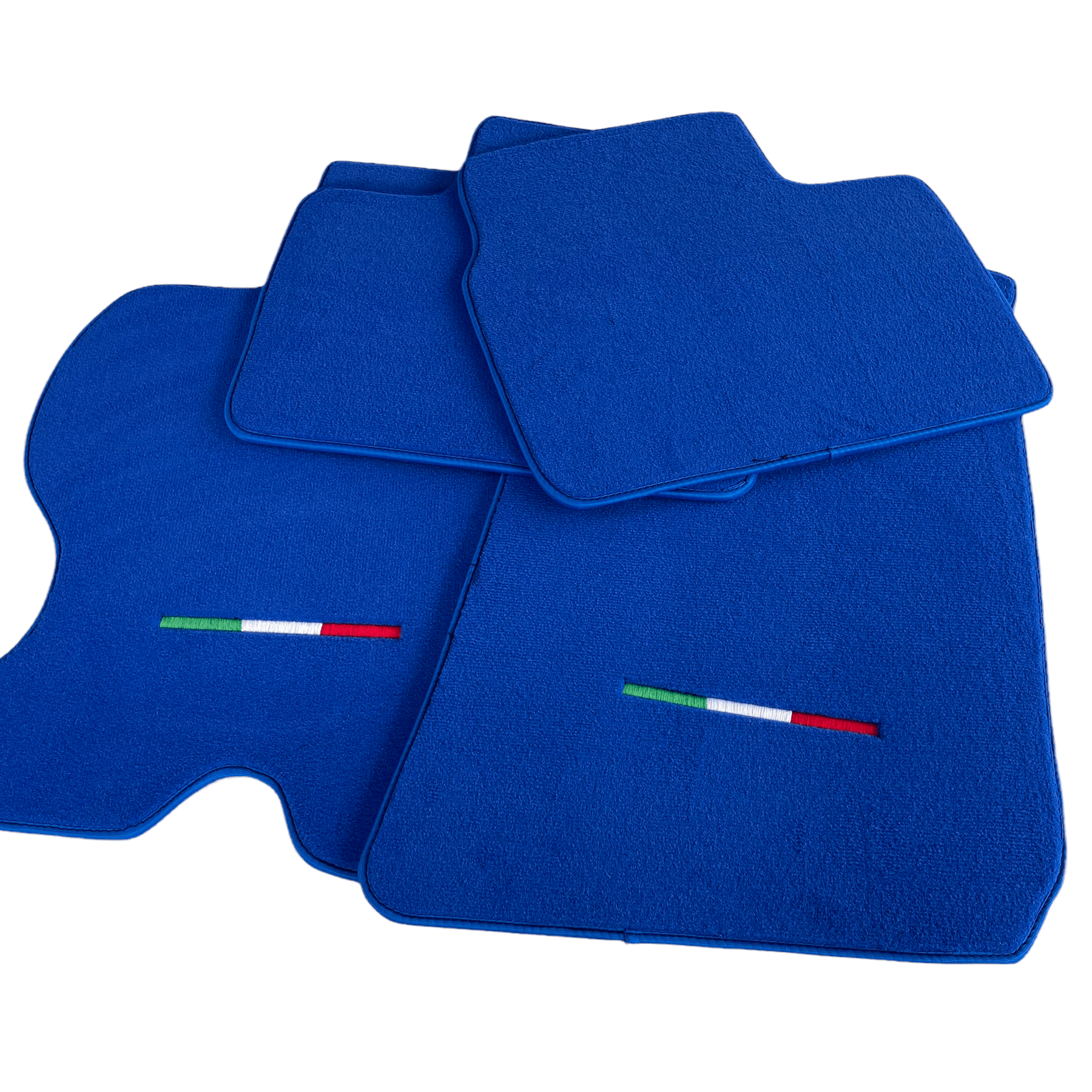 Floor Mats For Ferrari FF 2011-2016 Blue Italy Edition - AutoWin