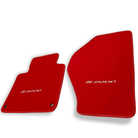 Floor Mats For Honda S2000 2000–2004 Red Tailored With White S2000 Logo - AutoWin