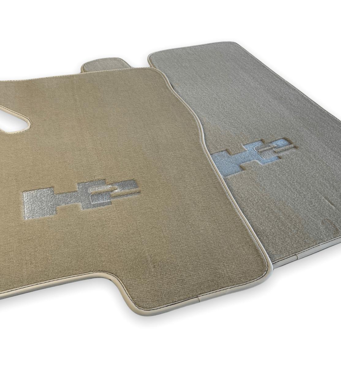 Floor Mats For Hummer H2 2003-2009 Tailored Beige Color Carpets - AutoWin