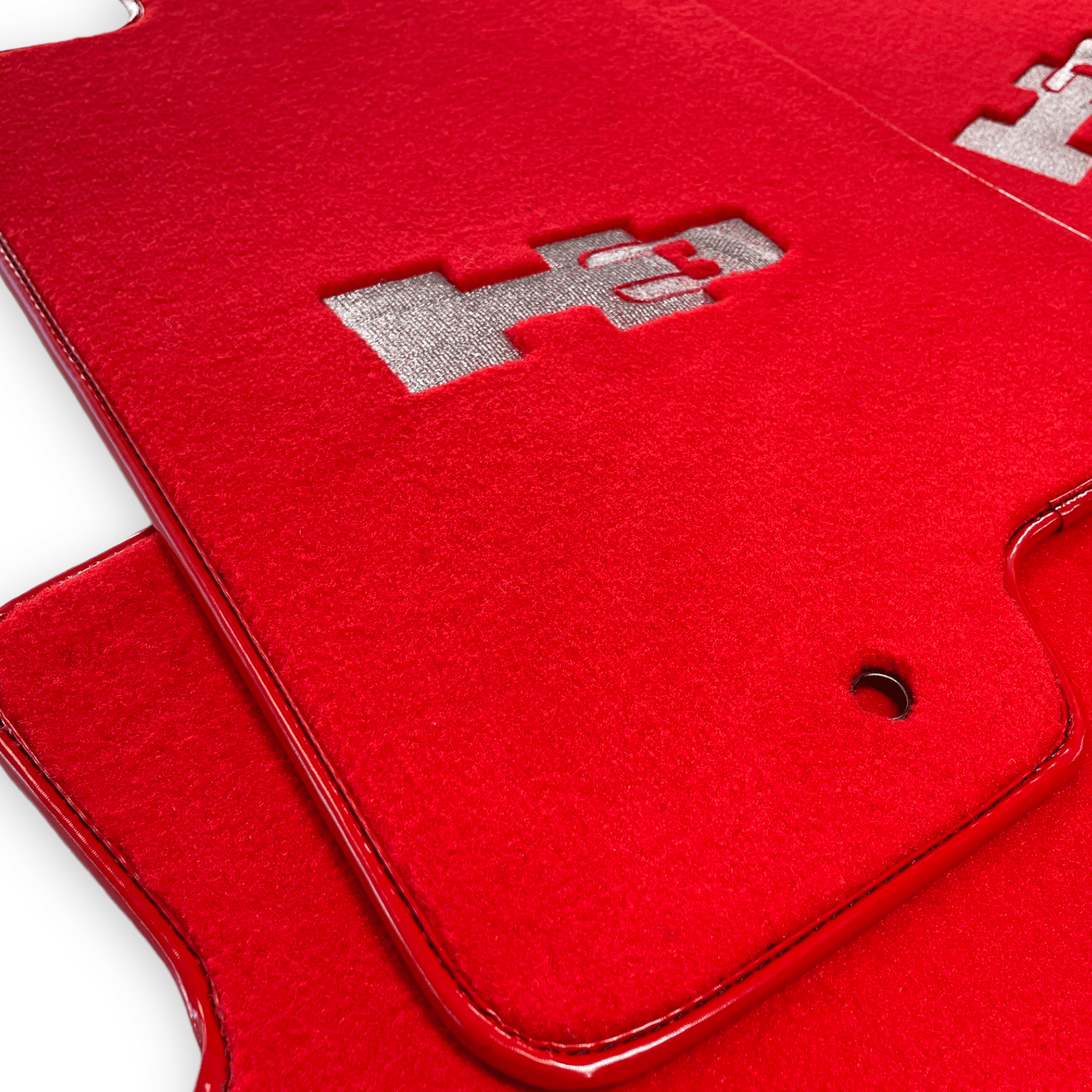 Floor Mats For Hummer H3 2005-2010 Tailored Red Color Carpets - AutoWin