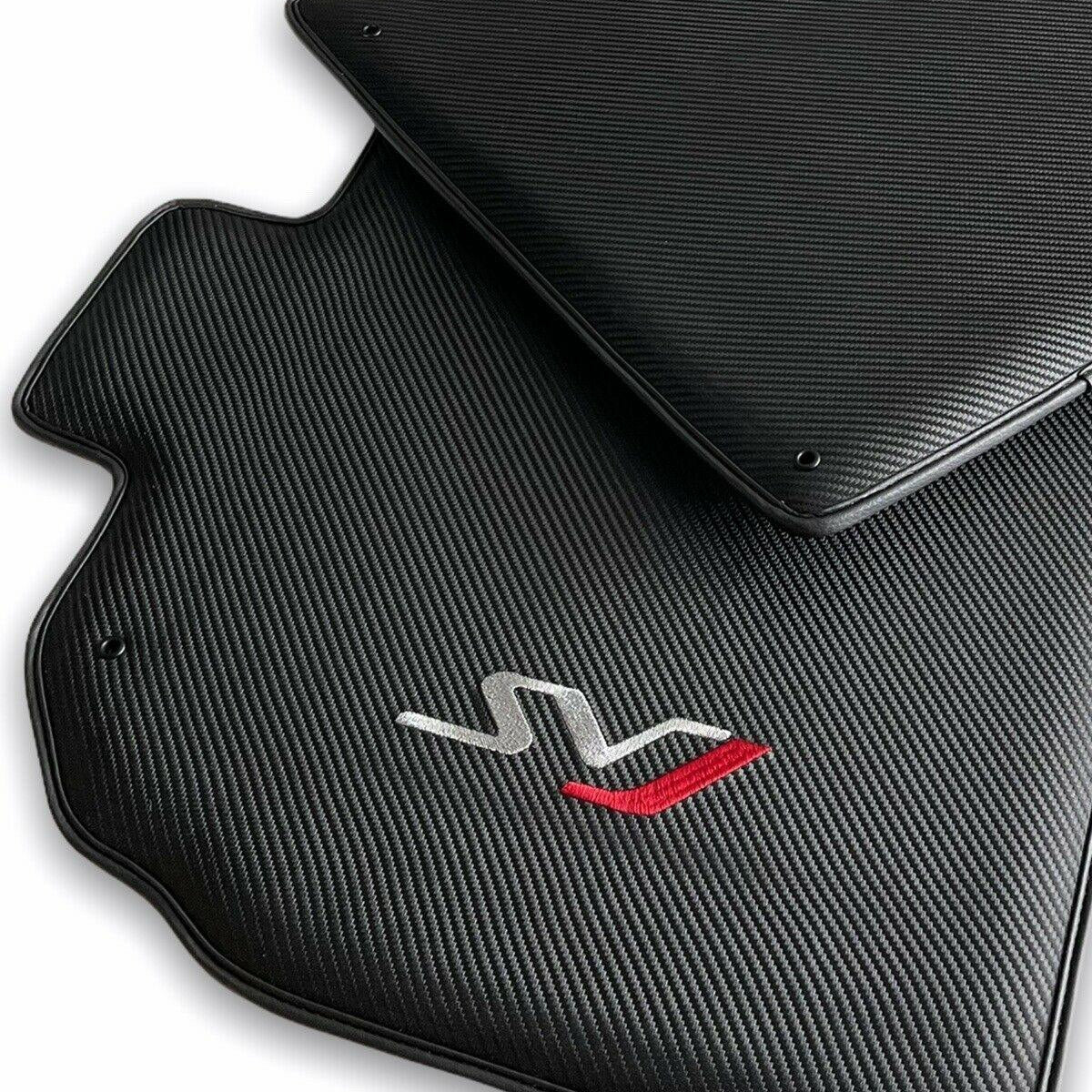 Floor Mats for Lamborghini Aventador Svj Leather Carbon Limited Edition - AutoWin