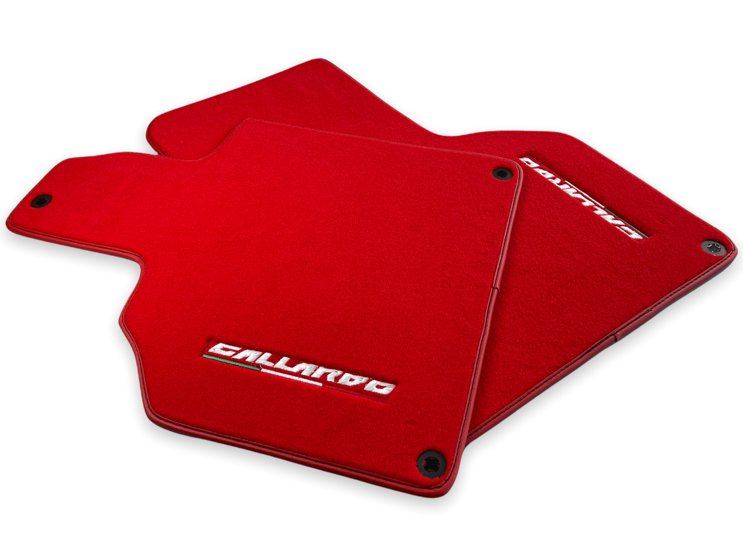 Floor Mats for Lamborghini Gallardo Red Color - AutoWin
