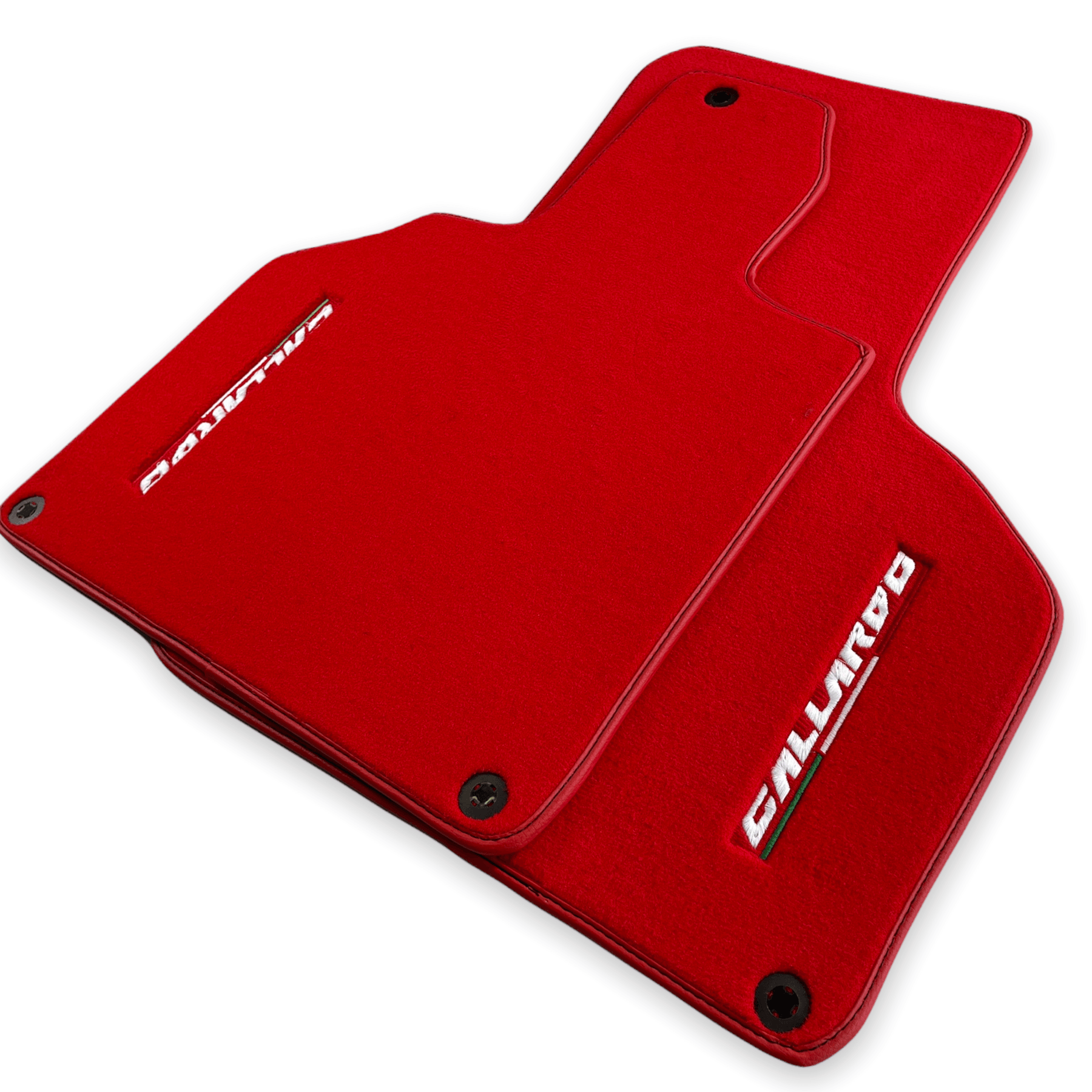 Floor Mats for Lamborghini Gallardo Red Color - AutoWin