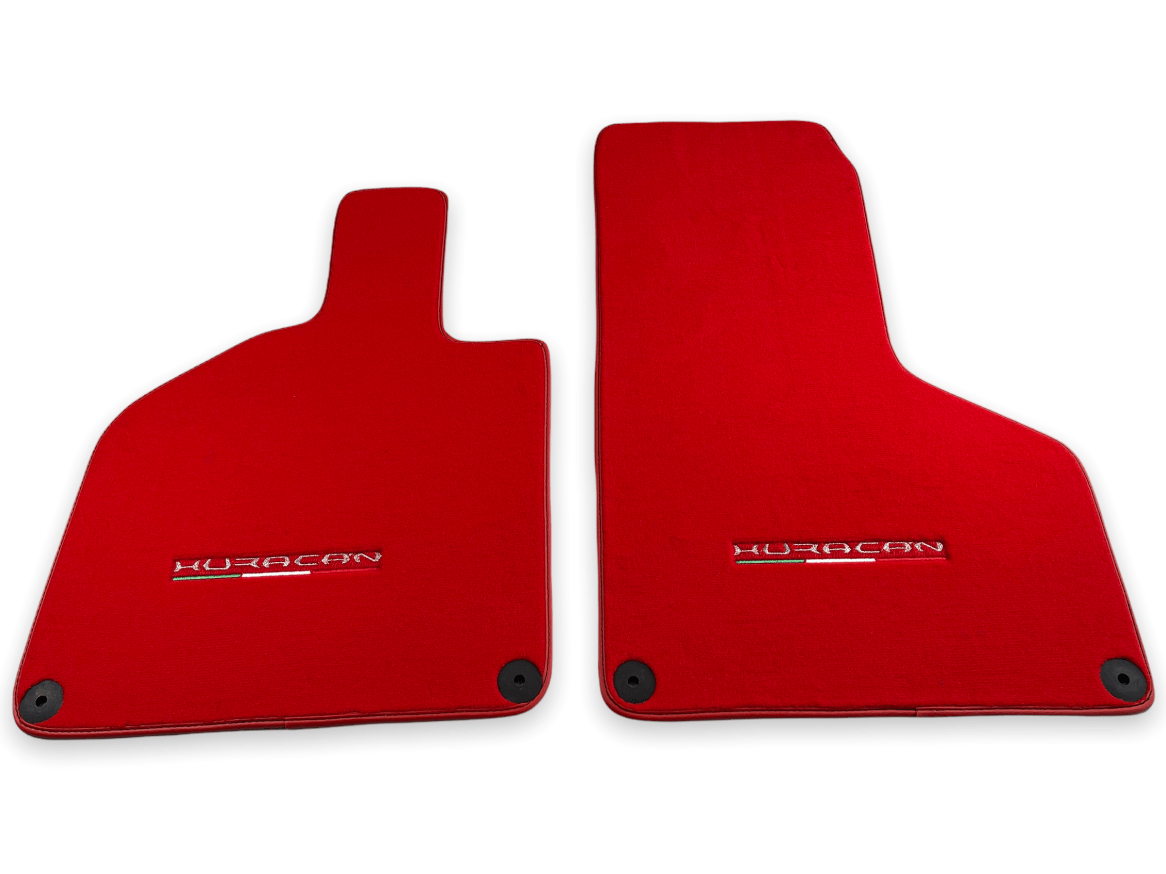 Floor Mats for Lamborghini Huracan Red Color - AutoWin