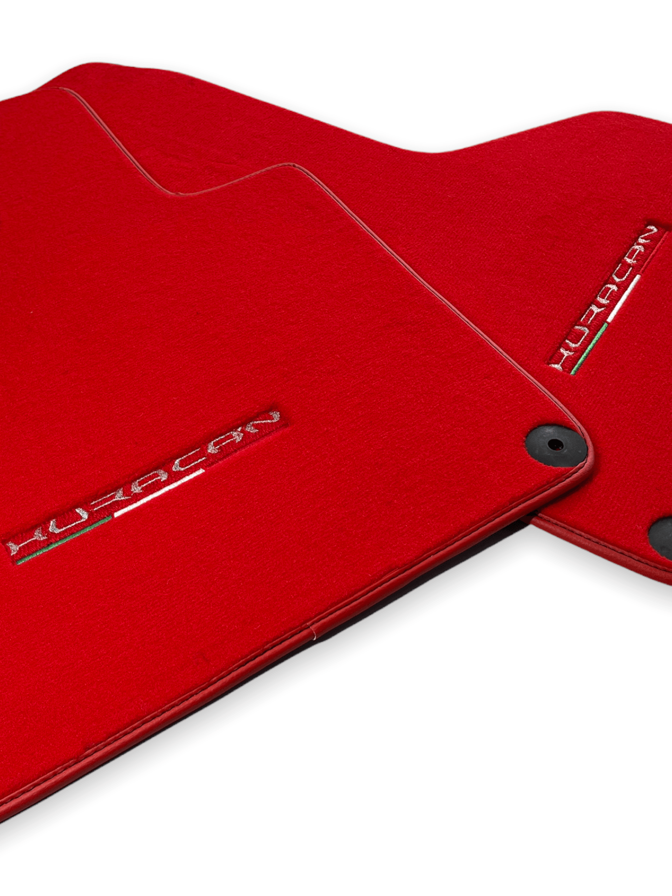 Floor Mats for Lamborghini Huracan Red Color - AutoWin