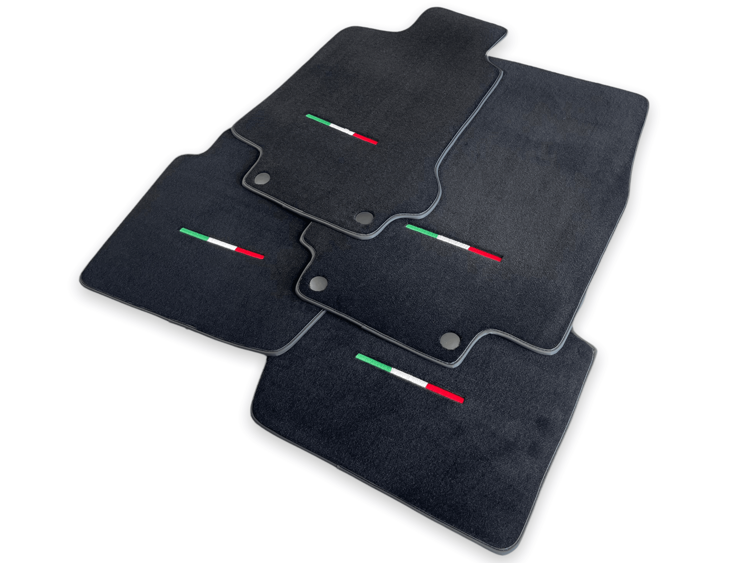 Floor Mats For Maserati GranTurismo Black IT Edition - AutoWin