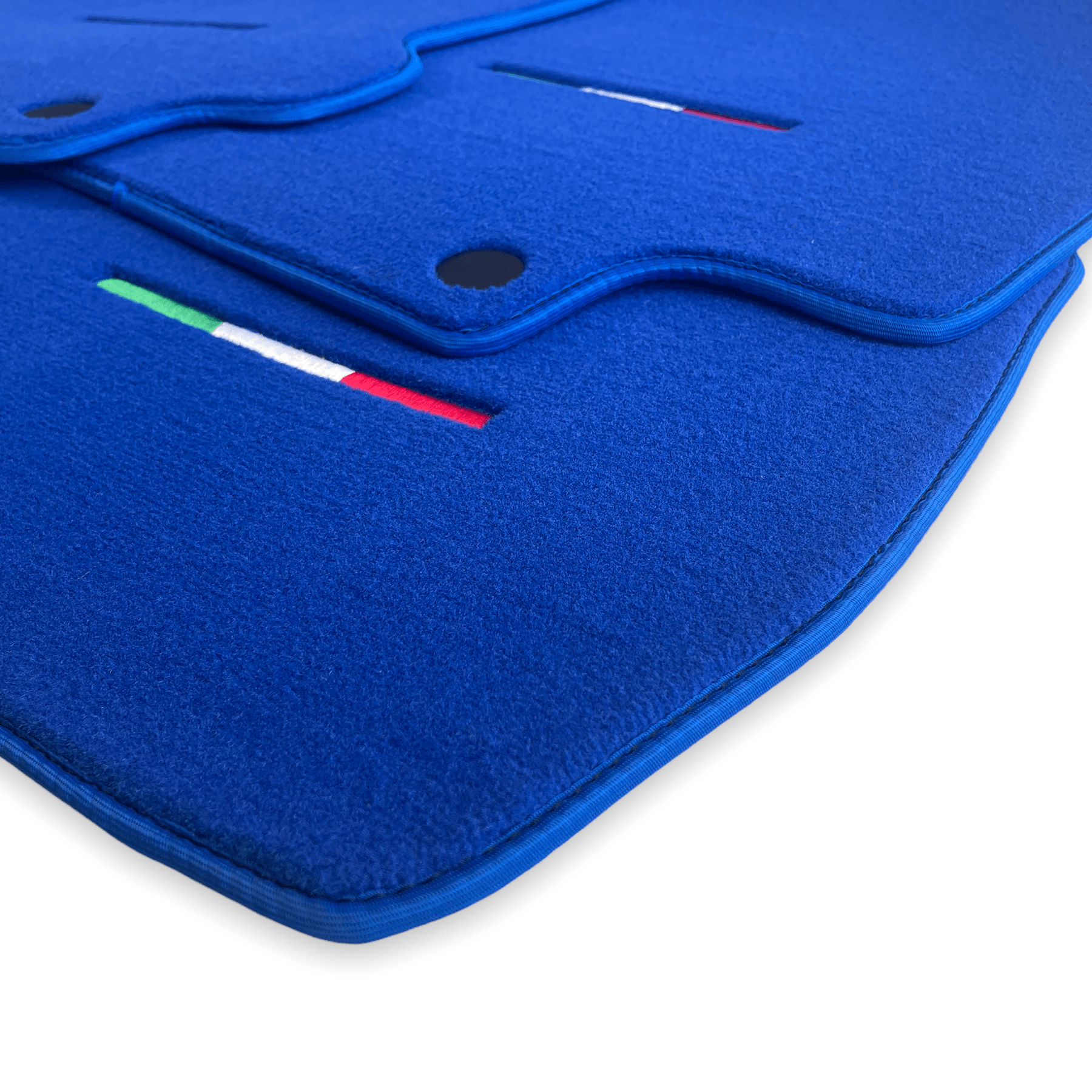 Floor Mats For Maserati GranTurismo Blue IT Edition - AutoWin