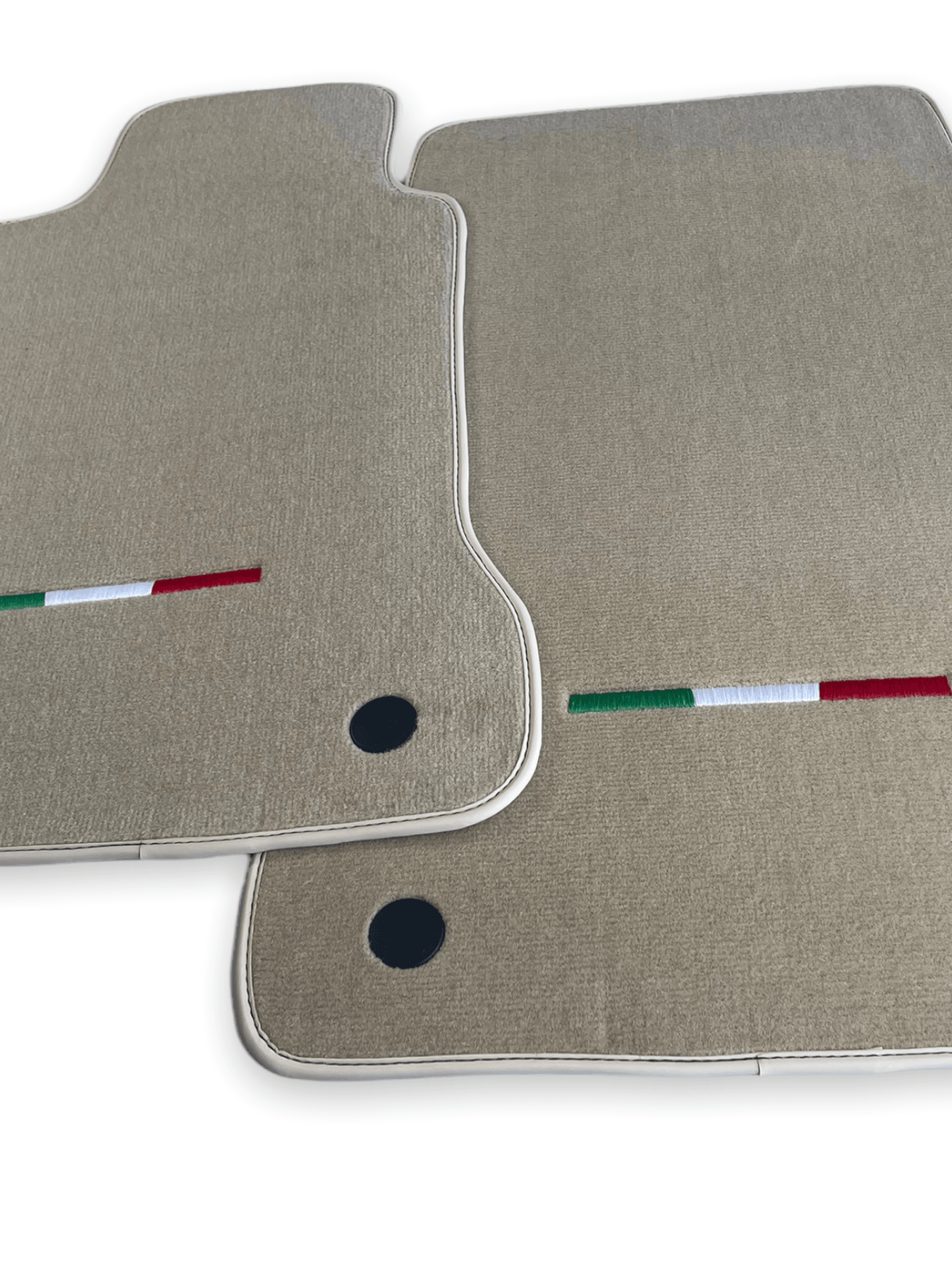 Floor Mats For Maserati Quattroporte Beige IT Edition - AutoWin