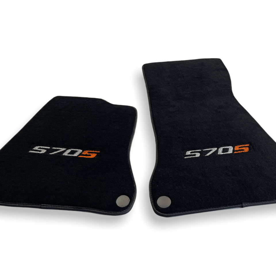 Floor Mats For McLaren 570S Black Tailored Carpets Set AutoWin - AutoWin
