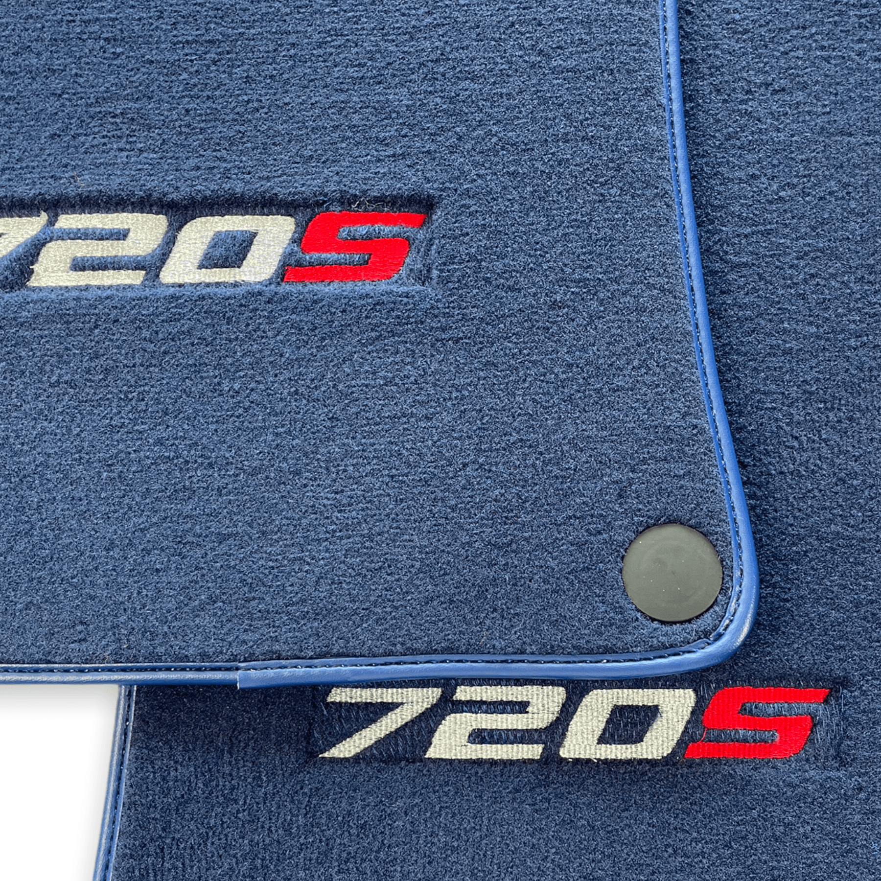 Floor Mats For McLaren 720S Dark Blue Tailored Carpets Set AutoWin - AutoWin
