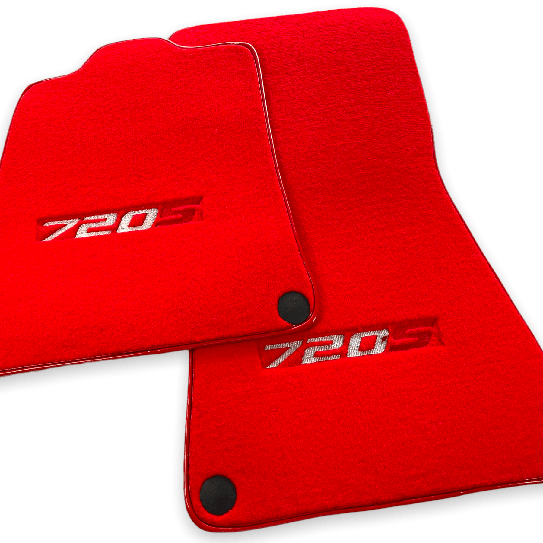 Floor Mats For McLaren 720S Red Tailored Carpets Set AutoWin - AutoWin