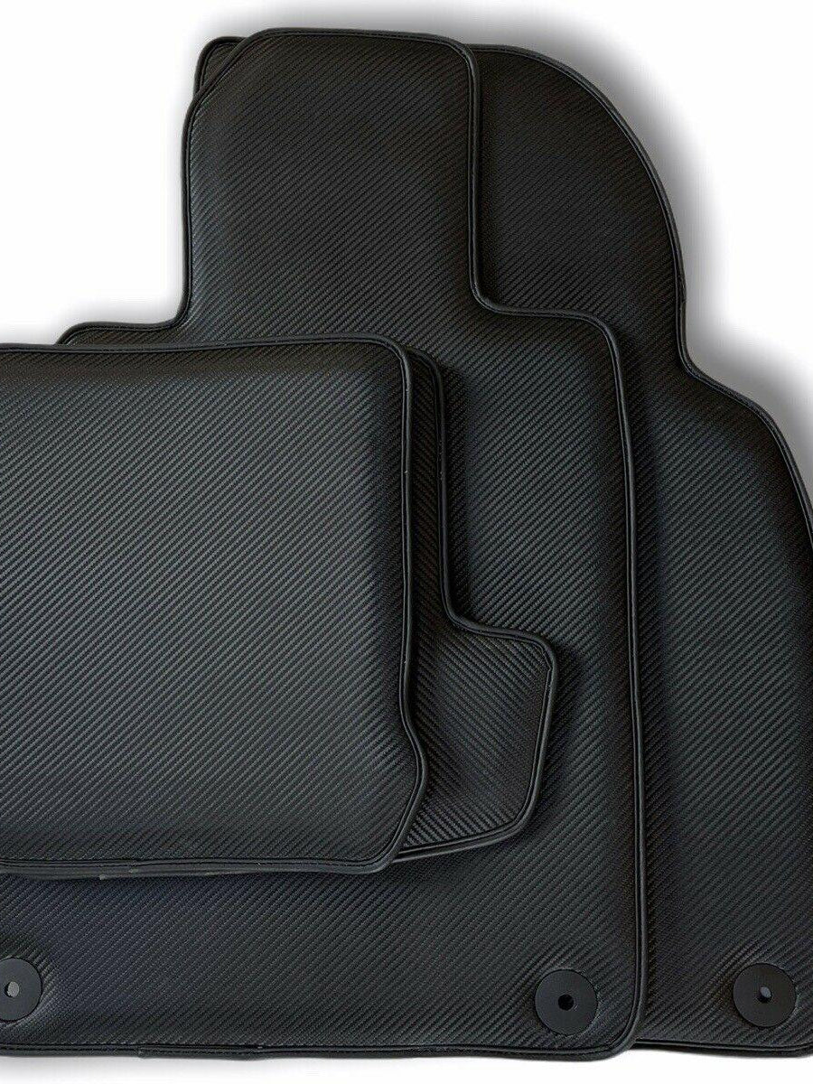 Floor Mats for Porsche Cayenne 2018-2023 9Y0 Carbon Fiber Carpets AutoWin - AutoWin