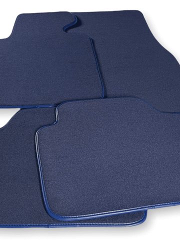 Floor Mats For Rolls Royce Phantom 2003–2016 Dark Blue - AutoWin