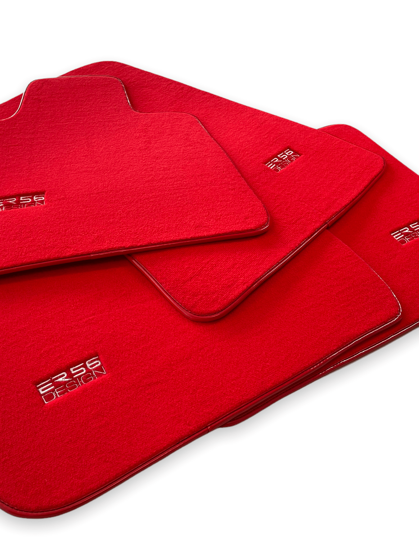 Floor Mats For Rolls Royce Phantom 2003–2016 Red Er56 Design - AutoWin