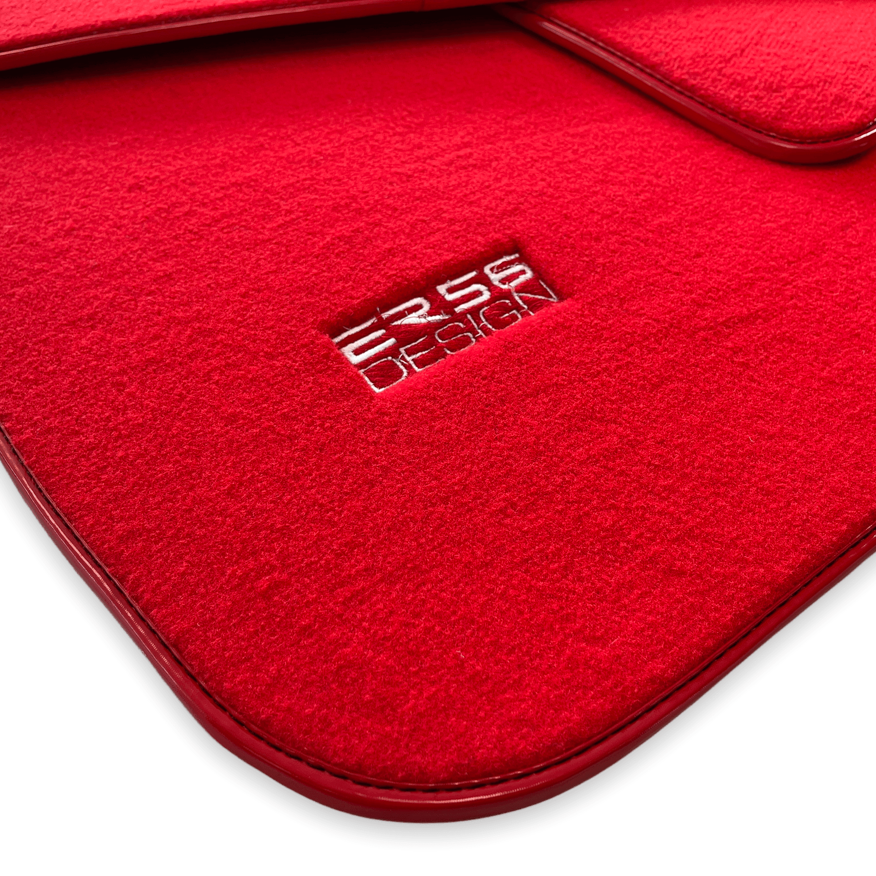 Floor Mats For Rolls Royce Phantom Drophead Coupe 2007–2016 Red Er56 Design - AutoWin
