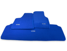 Floor Mats For Tesla Model Y Blue Tailored Carpets ER56 Design - AutoWin