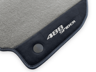 Gray Floor Mats For Ferrari 488 Spider 2015-2022 Alcantara Leather - AutoWin