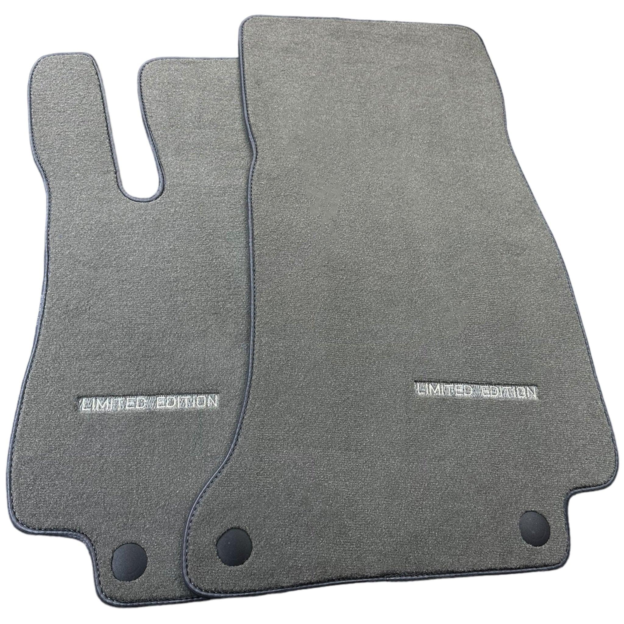 Gray Floor Mats For Mercedes Benz E-Class C207 Coupe Facelift (2013-2017) | Limited Edition