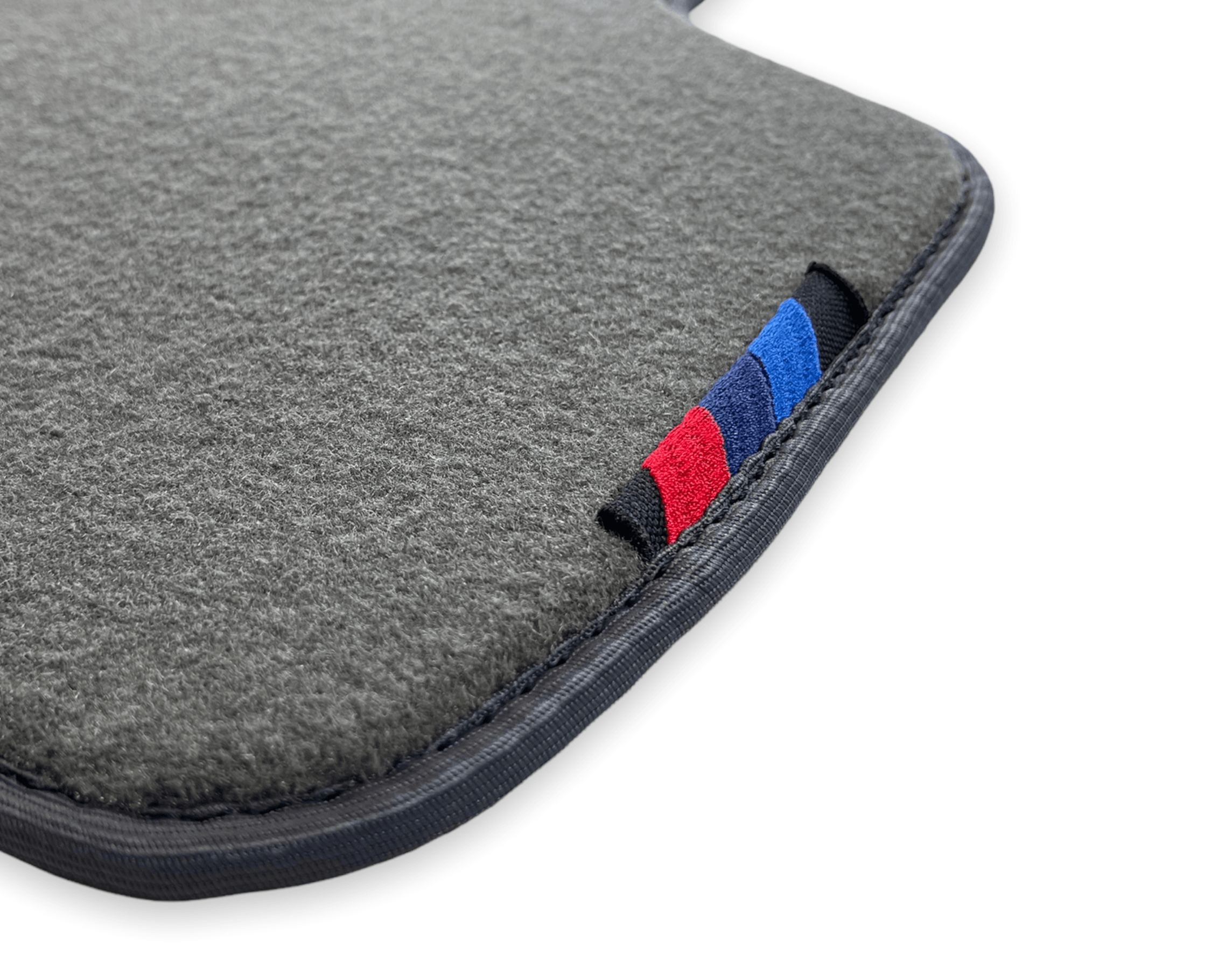 Gray Red Floor Mats For BMW 3 Series E90 With M Package AutoWin Brand - AutoWin