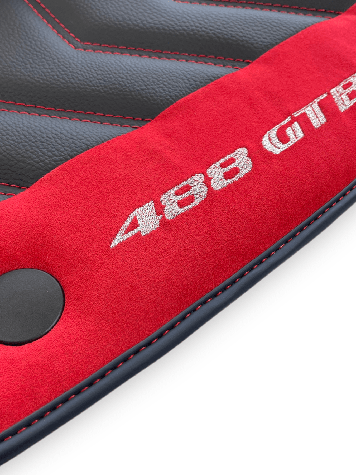 Leather Floor Mats For Ferrari 488 GTB 2015-2022 - AutoWin