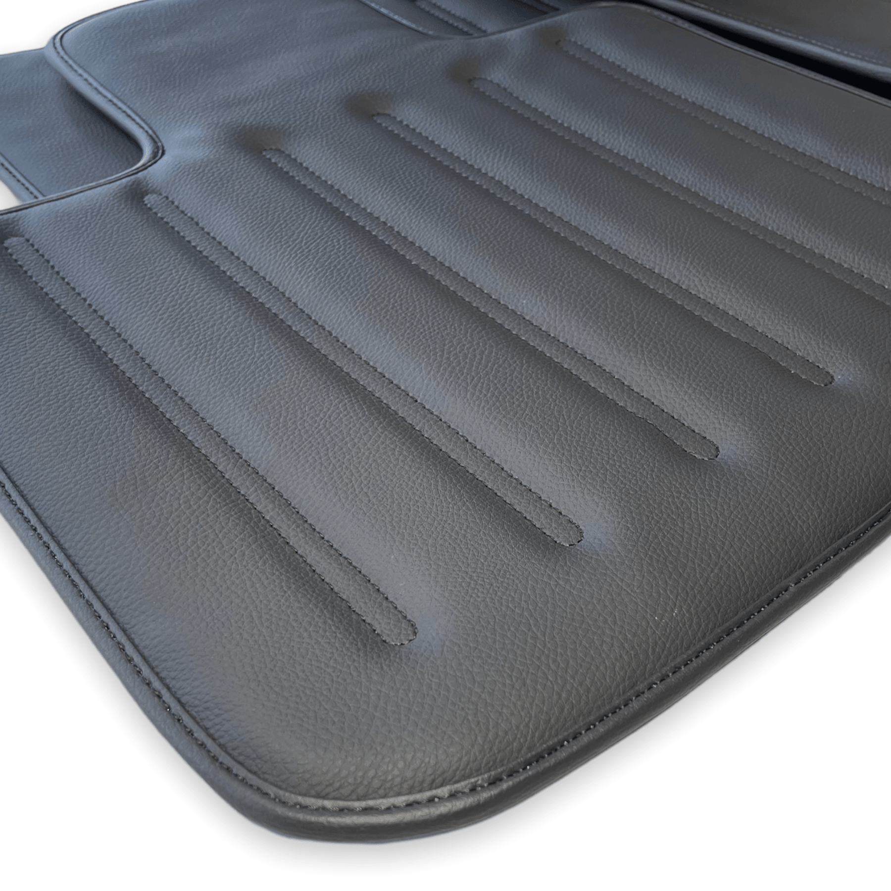 Leather Floor Mats For Rolls Royce Black Badge Ghost Sedan 2010-2019 Black - AutoWin