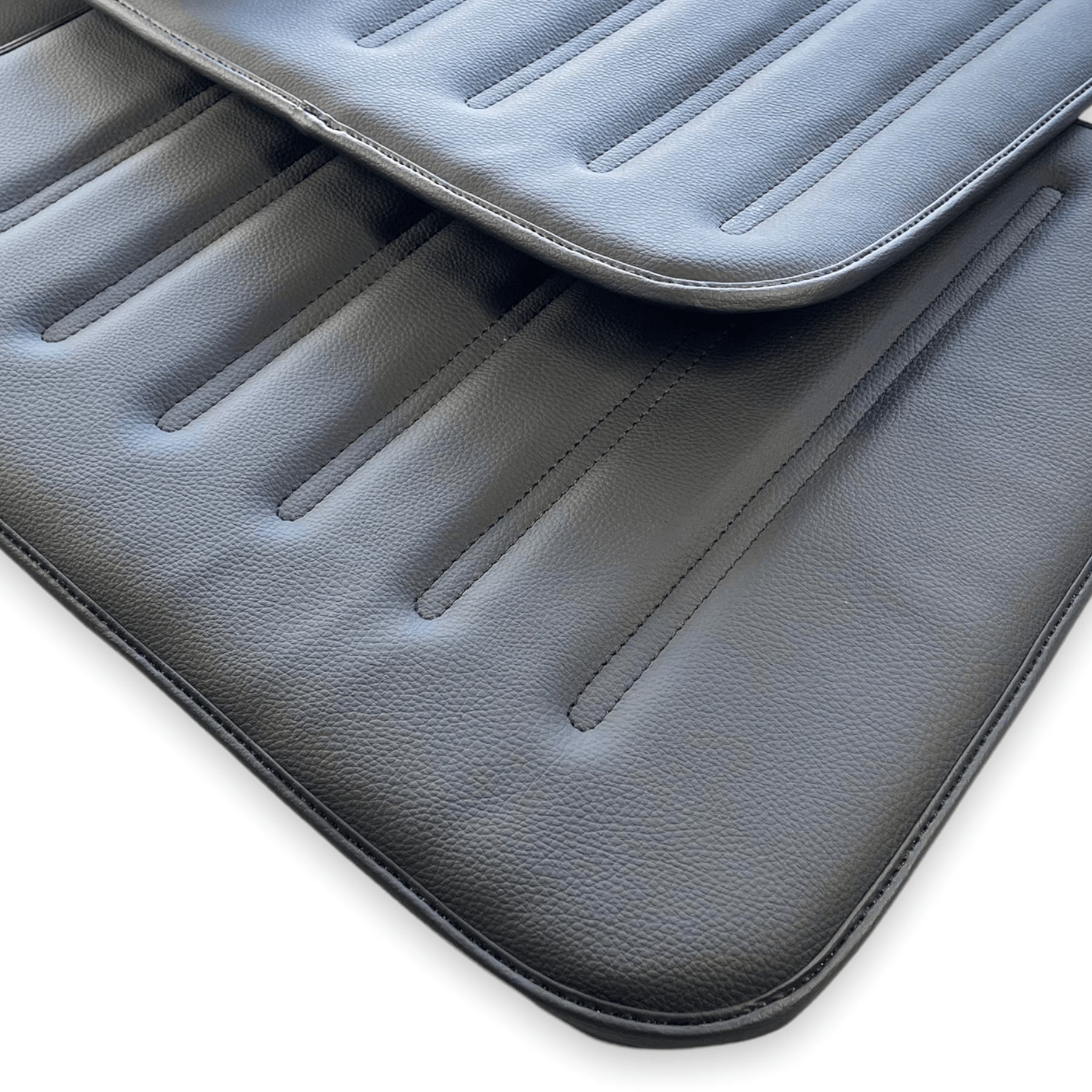 Leather Floor Mats For Rolls Royce Black Badge Phantom 2003–2016 Black - AutoWin