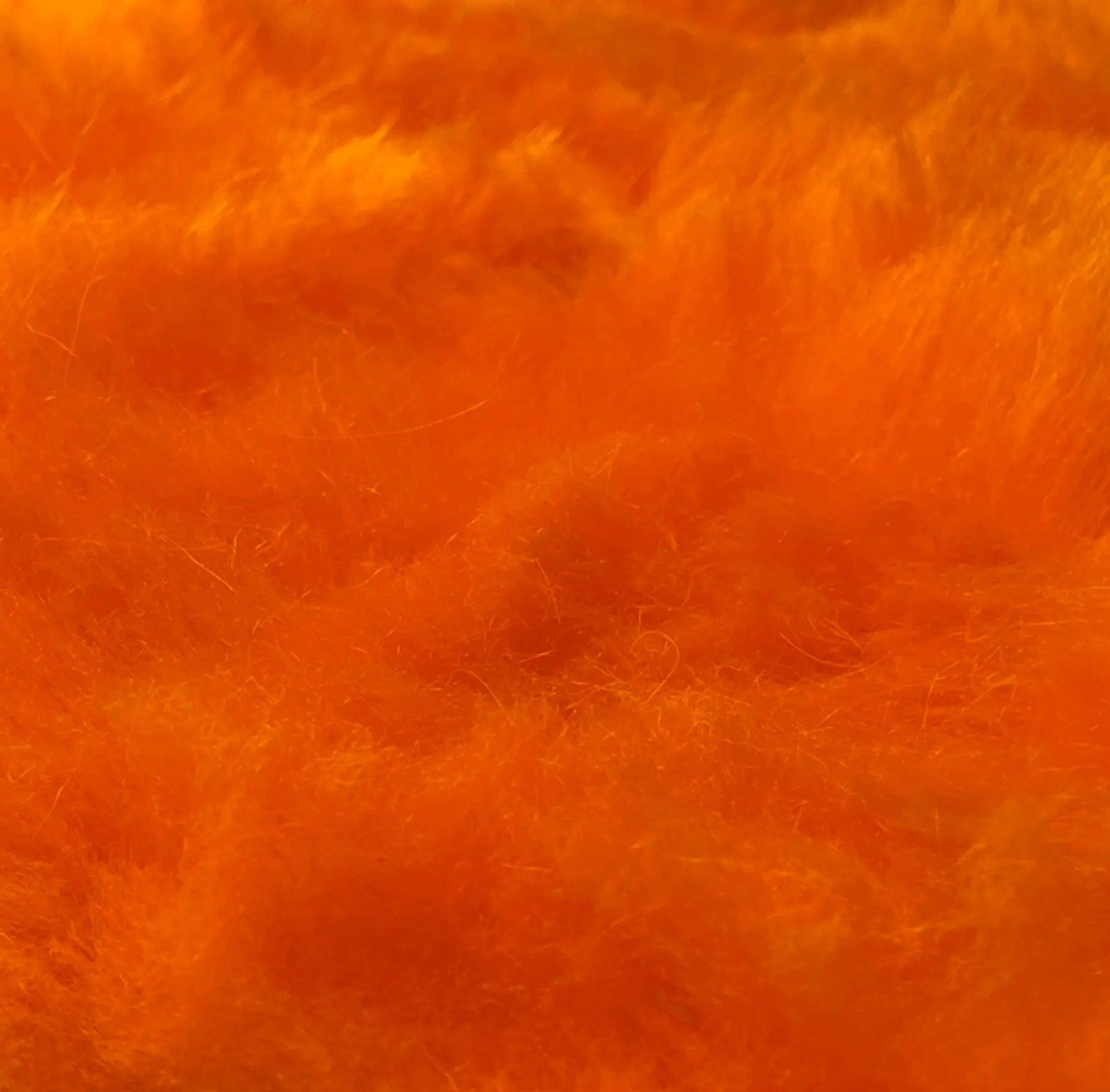 Orange Sheepskin Floor Mats For Bentley Flying Spur (2013-2019) Er56 Design Brand - AutoWin