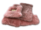 Pink Sheepskin Floor Mats For Rolls Royce Phantom Drophead Coupe 2007–2016 Er56 Design Brand - AutoWin