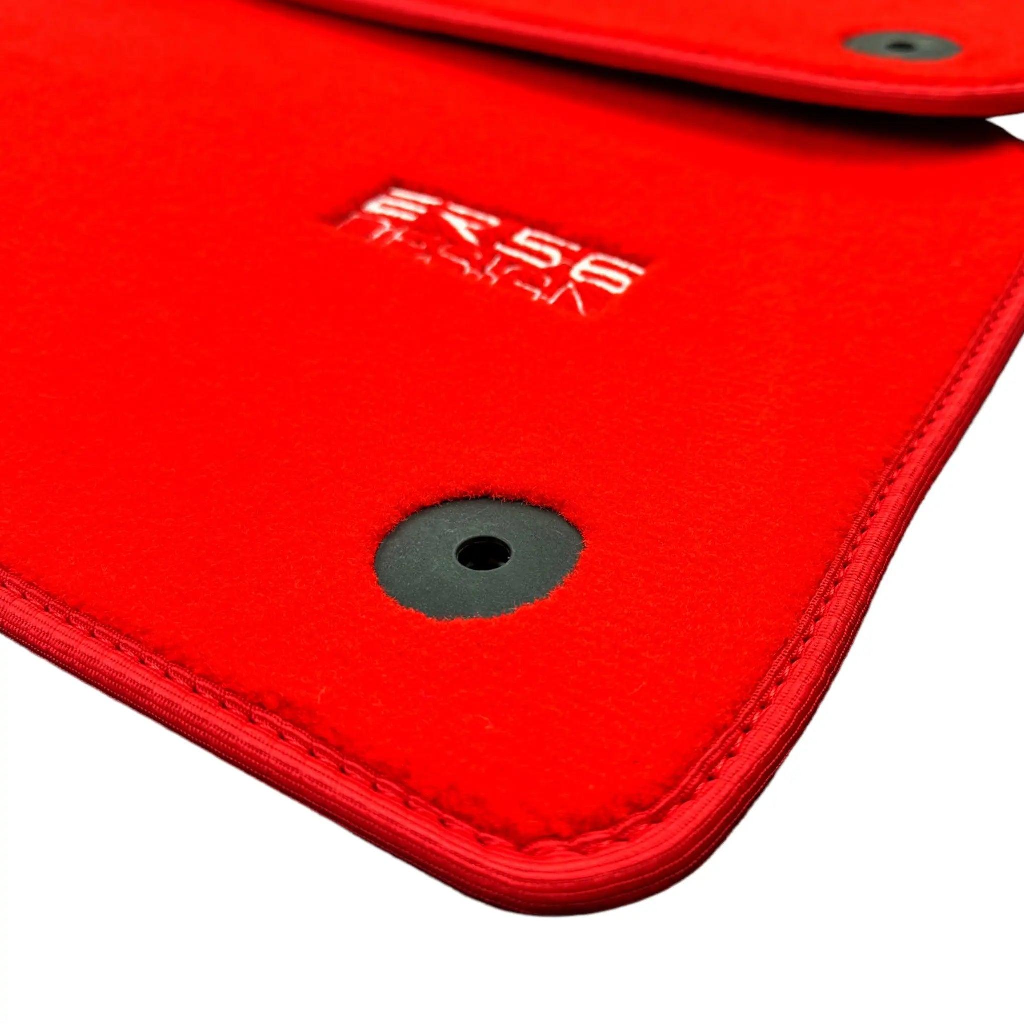 Red Floor Mats for Audi A3 - 3-door Hatchback (2013-2020) | ER56 Design