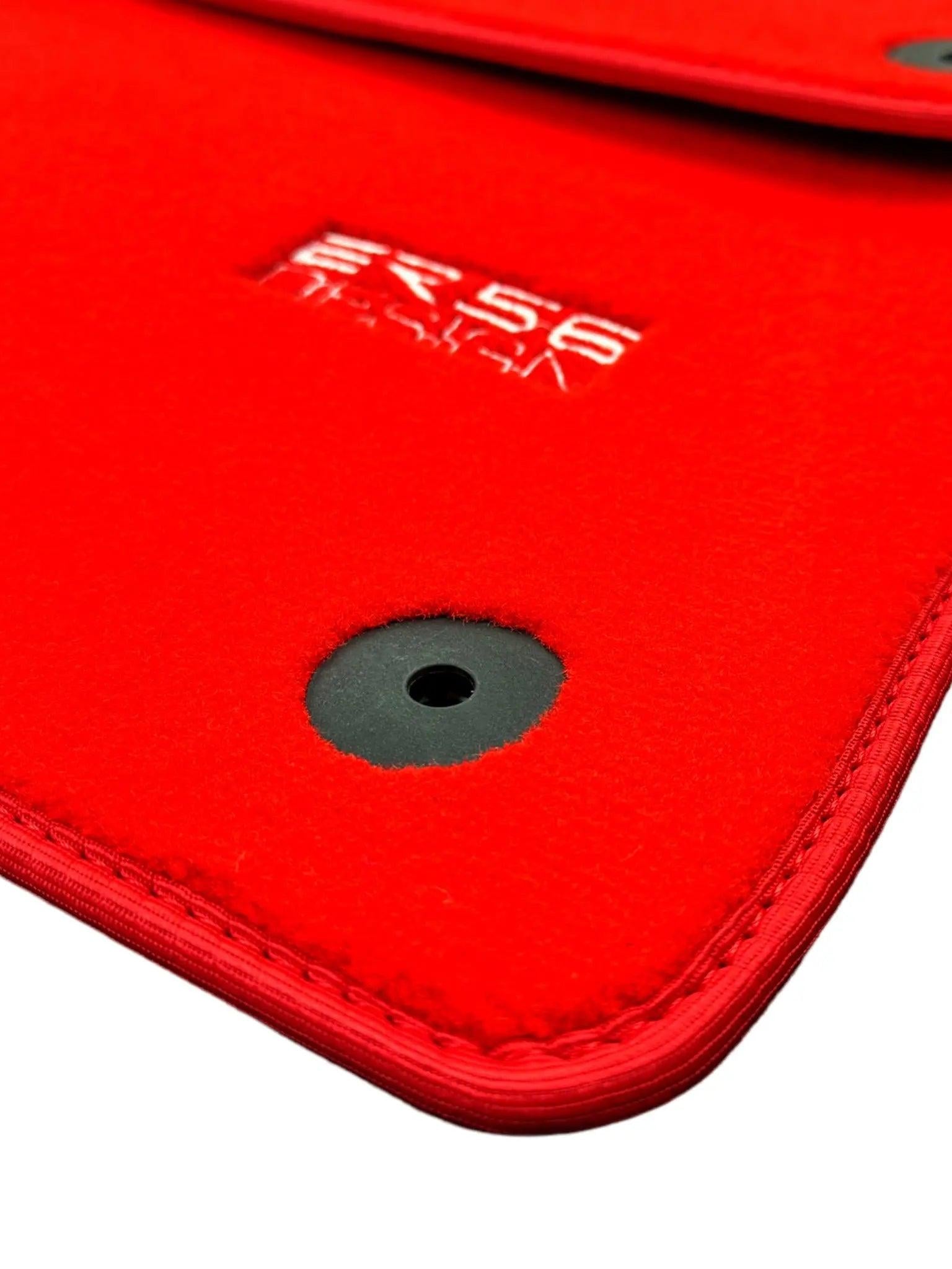 Red Floor Mats for Audi Q8 e-tron Sportback (2023-2025) | ER56 Design