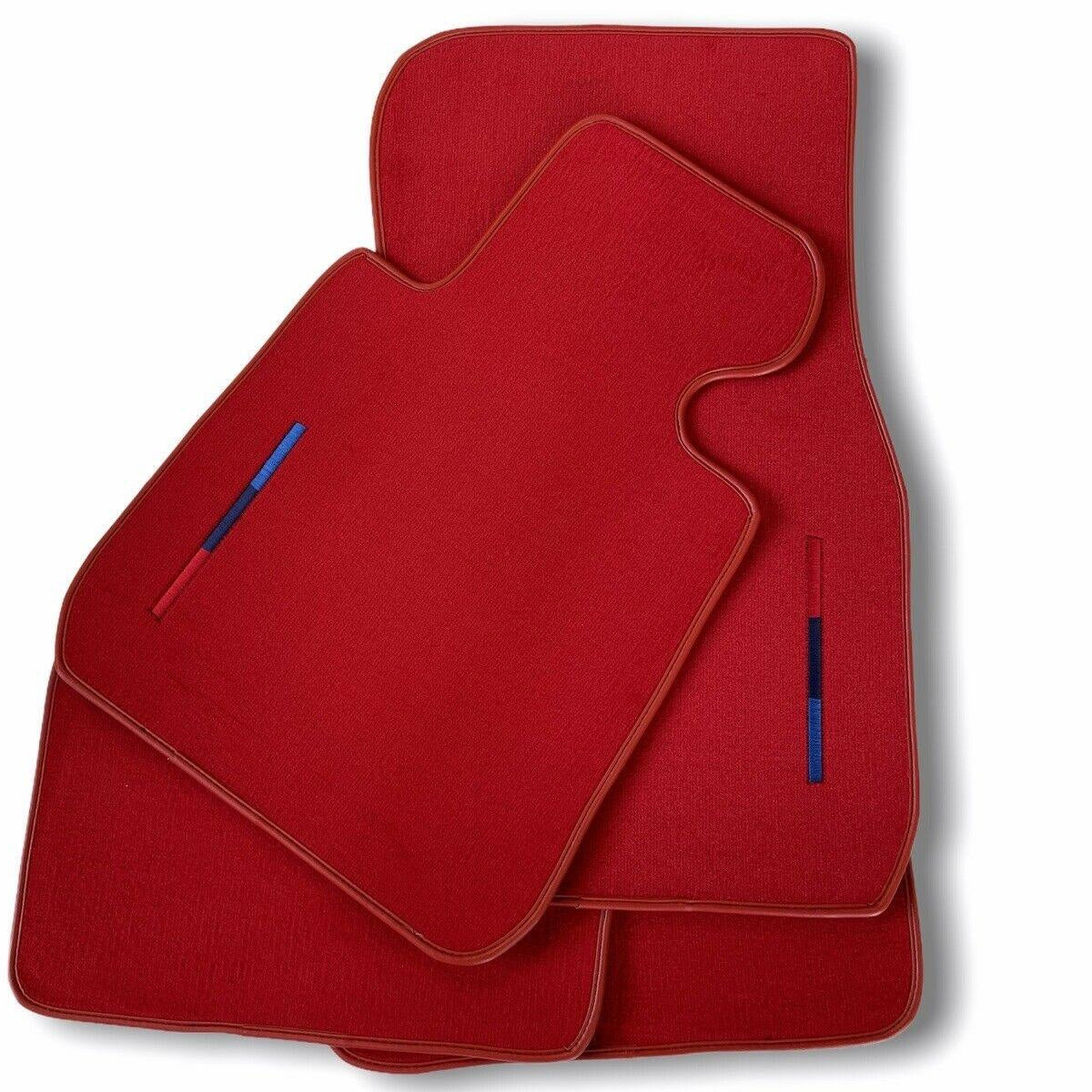 Red Floor Mats For BMW 1 Series E82 With M Package - AutoWin