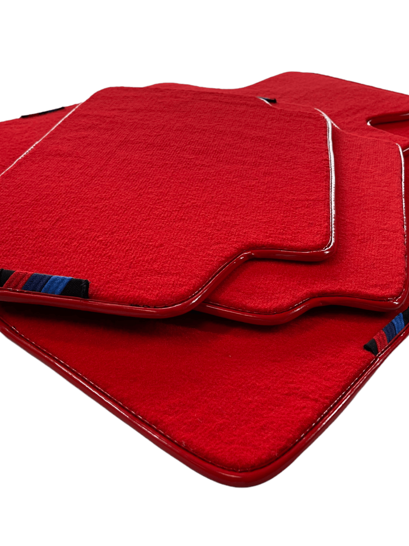 Red Floor Mats For BMW 1 Series F20 With M Package AutoWin Brand - AutoWin