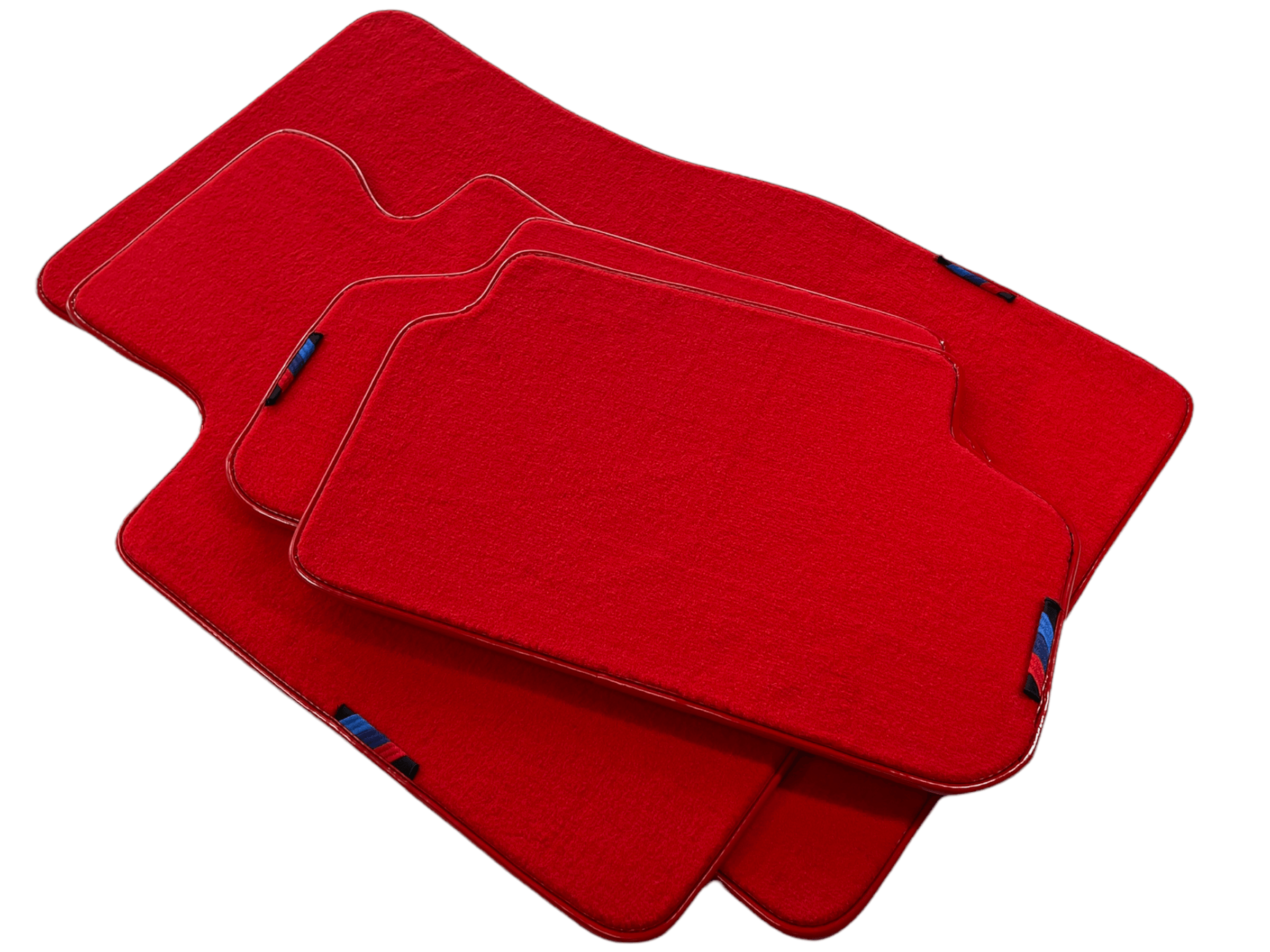 Red Floor Mats For BMW 1 Series F40 With M Package AutoWin Brand - AutoWin