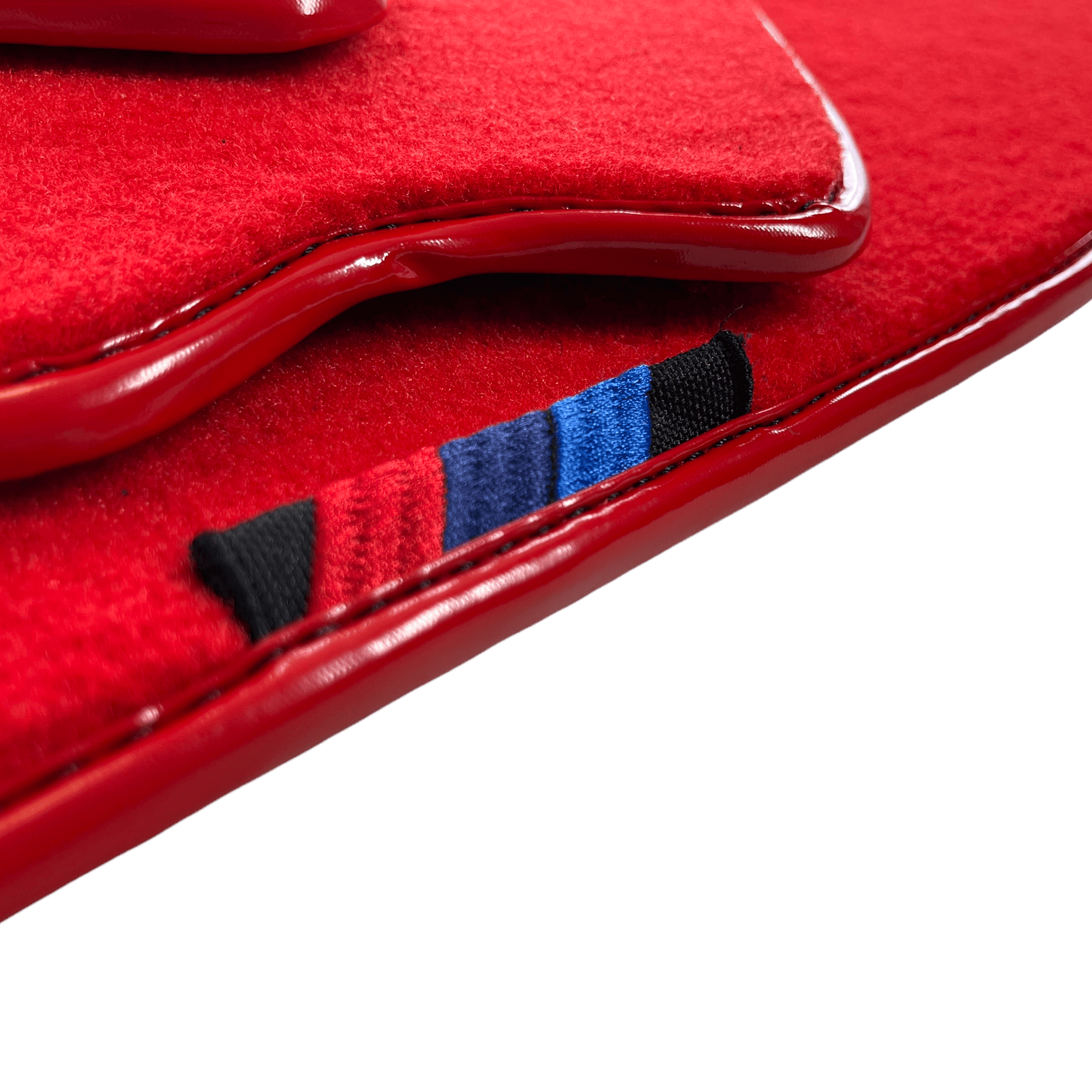 Red Floor Mats For BMW 3 Series F30 With M Package AutoWin Brand - AutoWin