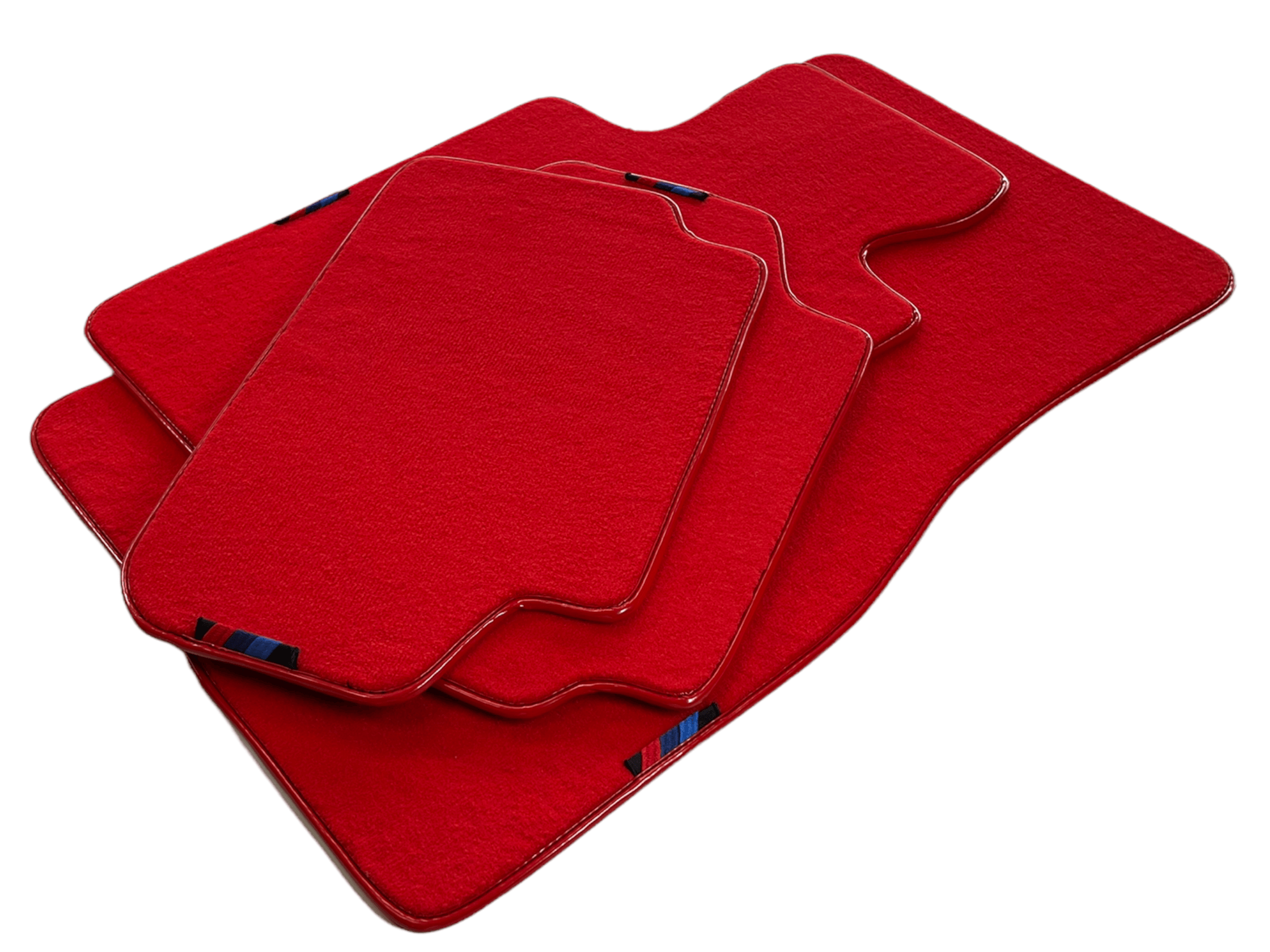 Red Floor Mats For BMW 4 Series F32 With M Package AutoWin Brand - AutoWin